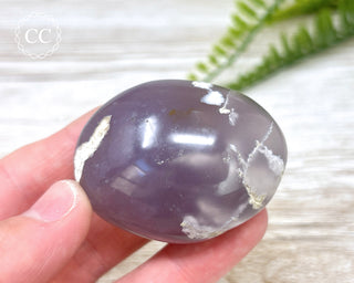Lavender Agate Chunky Palm Stone #5