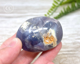 Lavender Agate Chunky Palm Stone #6