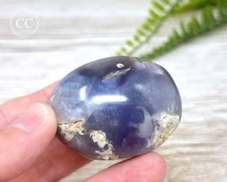 Lavender Agate Chunky Palm Stone #6