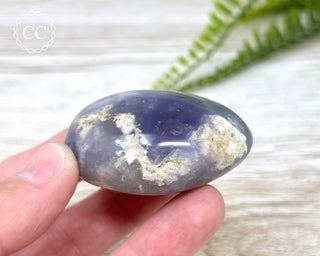 Lavender Agate Chunky Palm Stone #6