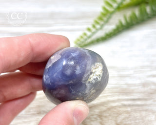 Lavender Agate Chunky Palm Stone #6