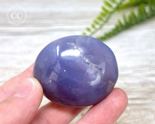 Lavender Agate Chunky Palm Stone #7