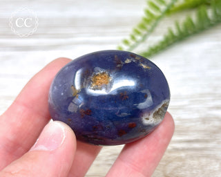 Lavender Agate Chunky Palm Stone #8