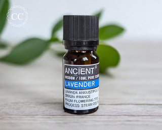 Lavender Essential Oil on a table