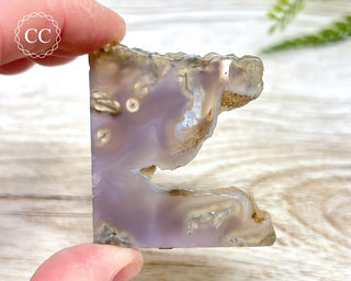 Lavender Moss Agate Slice #2
