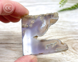 Lavender Moss Agate Slice #2