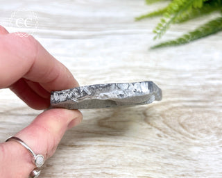 Lavender Moss Agate Slice #1