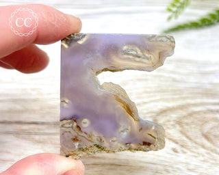 Lavender Moss Agate Slice #2