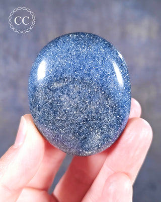 Lazulite Chunky Palm Stone #4