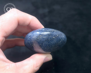 Lazulite Chunky Palm Stone #2