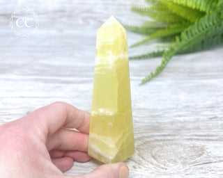 Lemon Calcite Tower #2