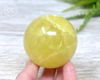 Lemon Calcite Sphere #1