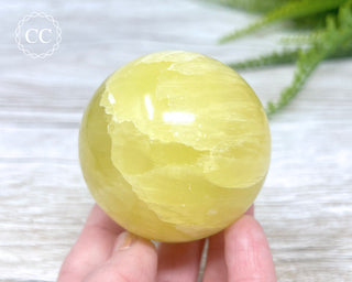 Lemon Calcite Sphere #1