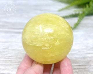 Lemon Calcite Sphere #1