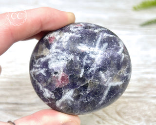 Lepidolite Chunky Palm Stone #1