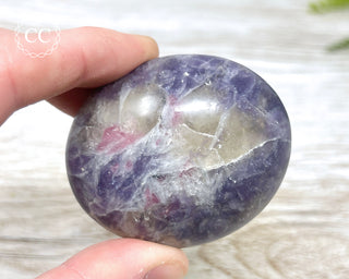 Lepidolite Chunky Palm Stone #3