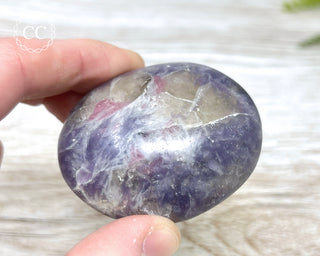 Lepidolite Chunky Palm Stone #3