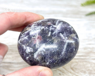 Lepidolite Chunky Palm Stone #1