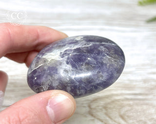 Lepidolite Chunky Palm Stone #3