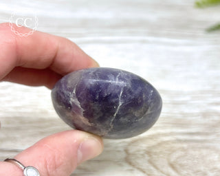 Lepidolite Chunky Palm Stone #3