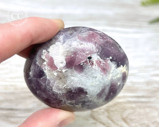 Lepidolite Chunky Palm Stone #6