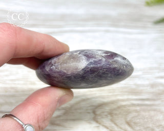 Lepidolite Chunky Palm Stone #6