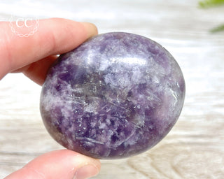 Lepidolite Chunky Palm Stone #6
