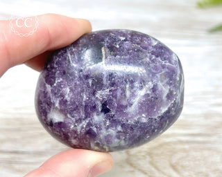 Lepidolite Chunky Palm Stone #7