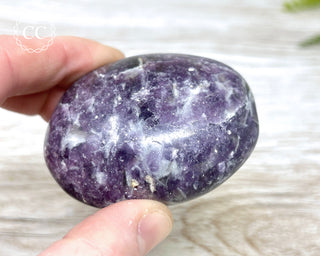 Lepidolite Chunky Palm Stone #7