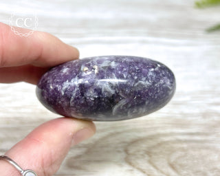 Lepidolite Chunky Palm Stone #7