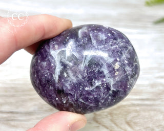 Lepidolite Chunky Palm Stone #7