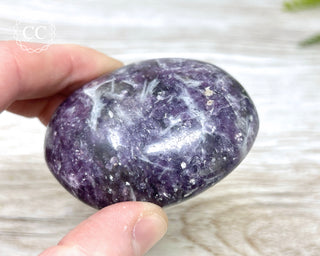 Lepidolite Chunky Palm Stone #7