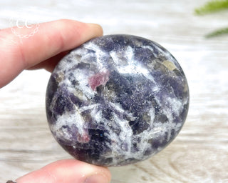 Lepidolite Chunky Palm Stone #1