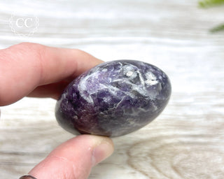 Lepidolite Chunky Palm Stone #7