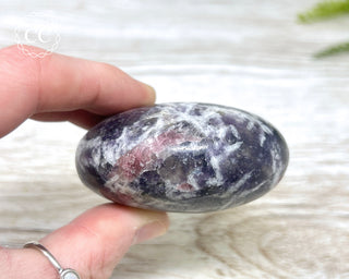 Lepidolite Chunky Palm Stone #1