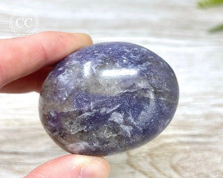 Lepidolite Chunky Palm Stone #2