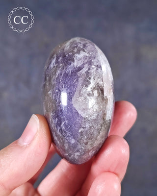 Lepidolite Chunky Palm Stone #2