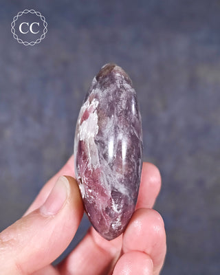 Lepidolite Chunky Palm Stone #6