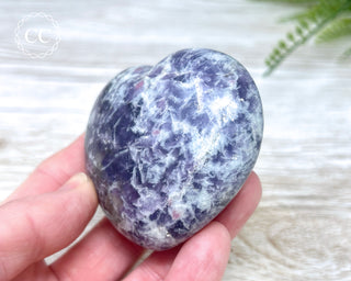 Lepidolite Heart #1