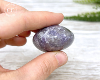 Lepidolite Chunky Palm Stone #8