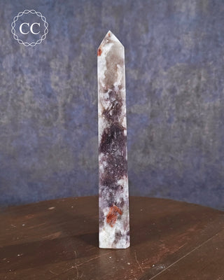 Lepidolite & Tourmaline Tower #1