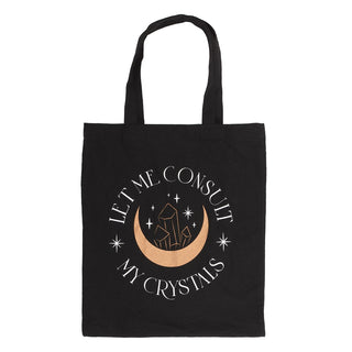 Let Me Consult My Crystals Shopping Tote Bag