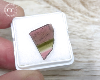 Liddicoatite Tourmaline Slice #25