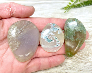 Madagascar Moss Agate Palm Stone