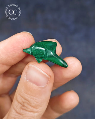 Malachite Dolphin - Mini