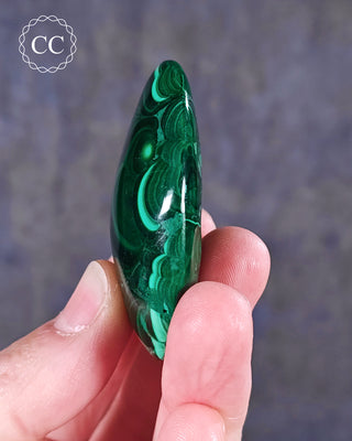 Malachite Palm Stone #3