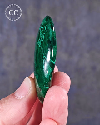 Malachite Palm Stone #4