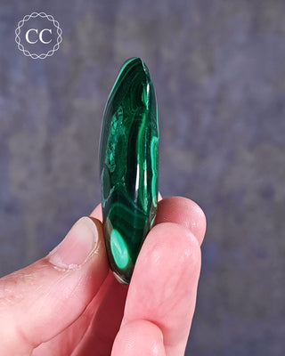 Malachite Palm Stone #4