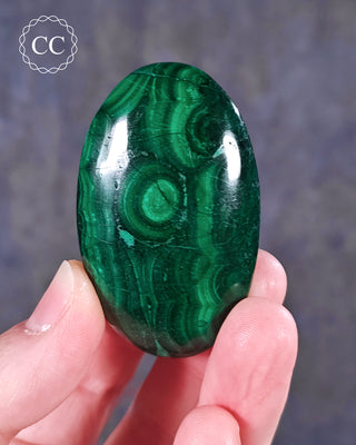 Malachite Palm Stone #5