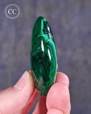 Malachite Palm Stone #2